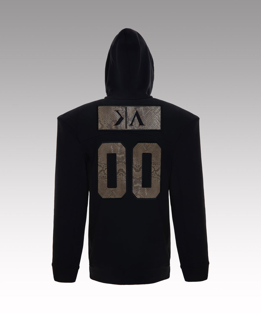 black cotton hoodie 