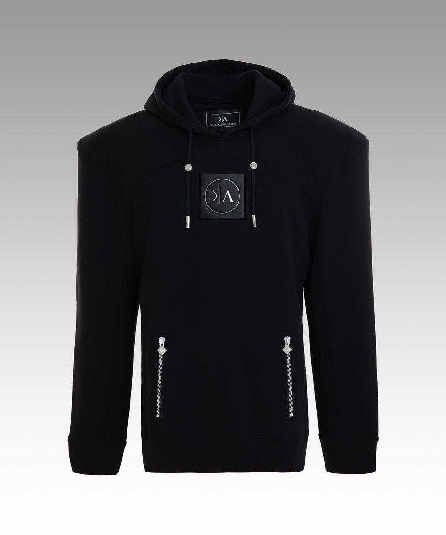 KA - Baller black cotton hoodie