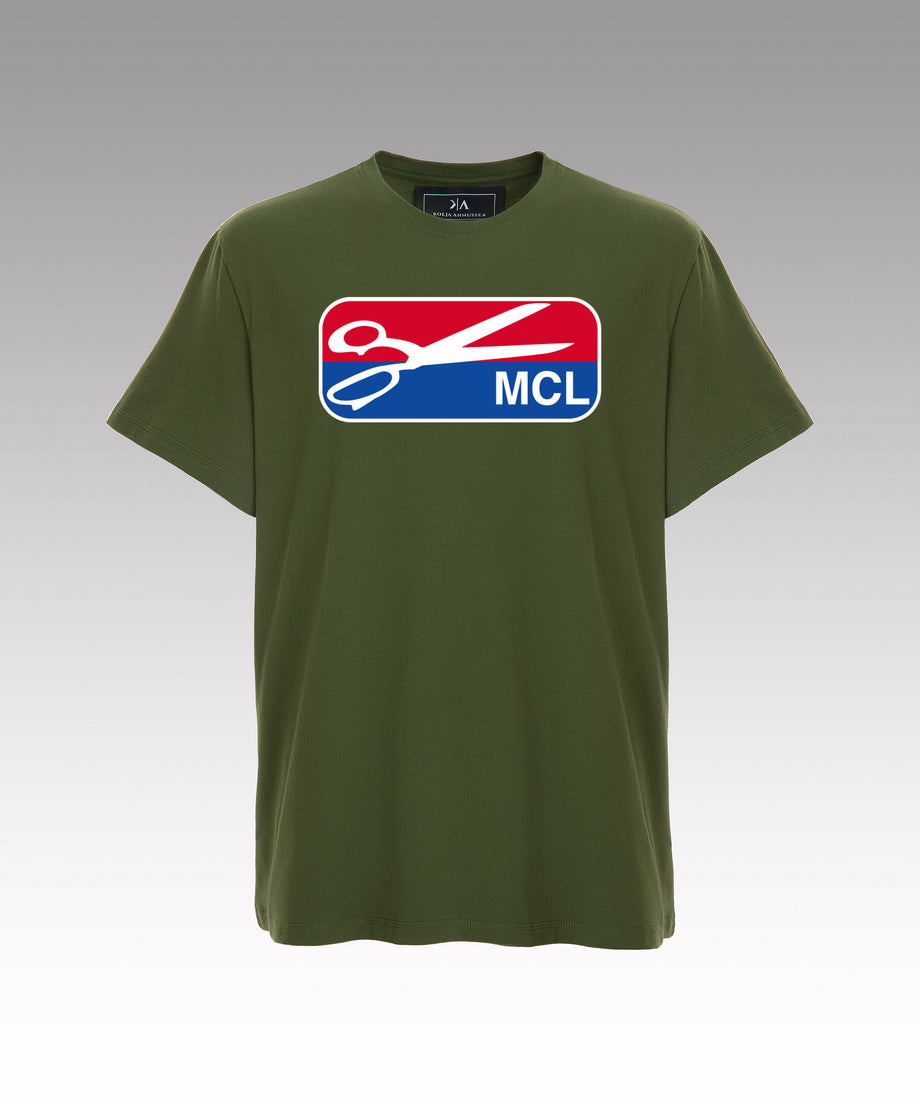 MCL KHAKI COTTON T-SHIRT