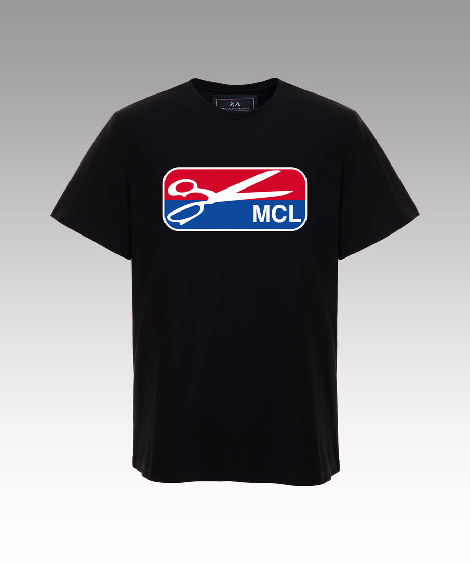 MCL BLACK COTTON T-SHIRT